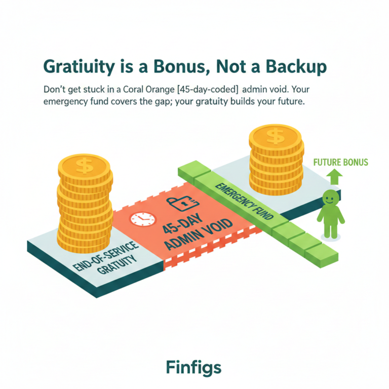 Mistake 1 - Gratuity as emergency fund